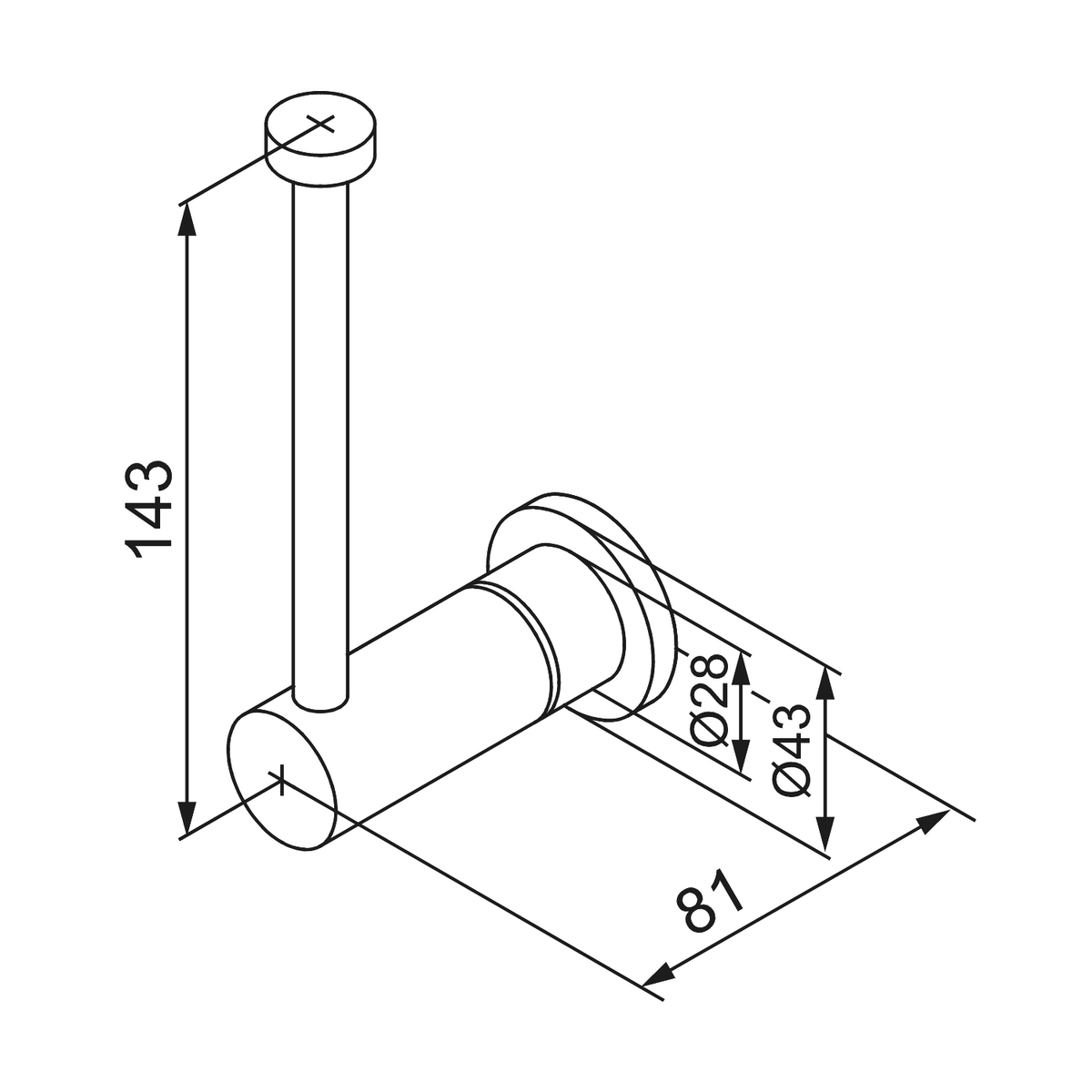 MORA INXX II wc - paperiteline Mattamusta 521052.12 [5778263] |