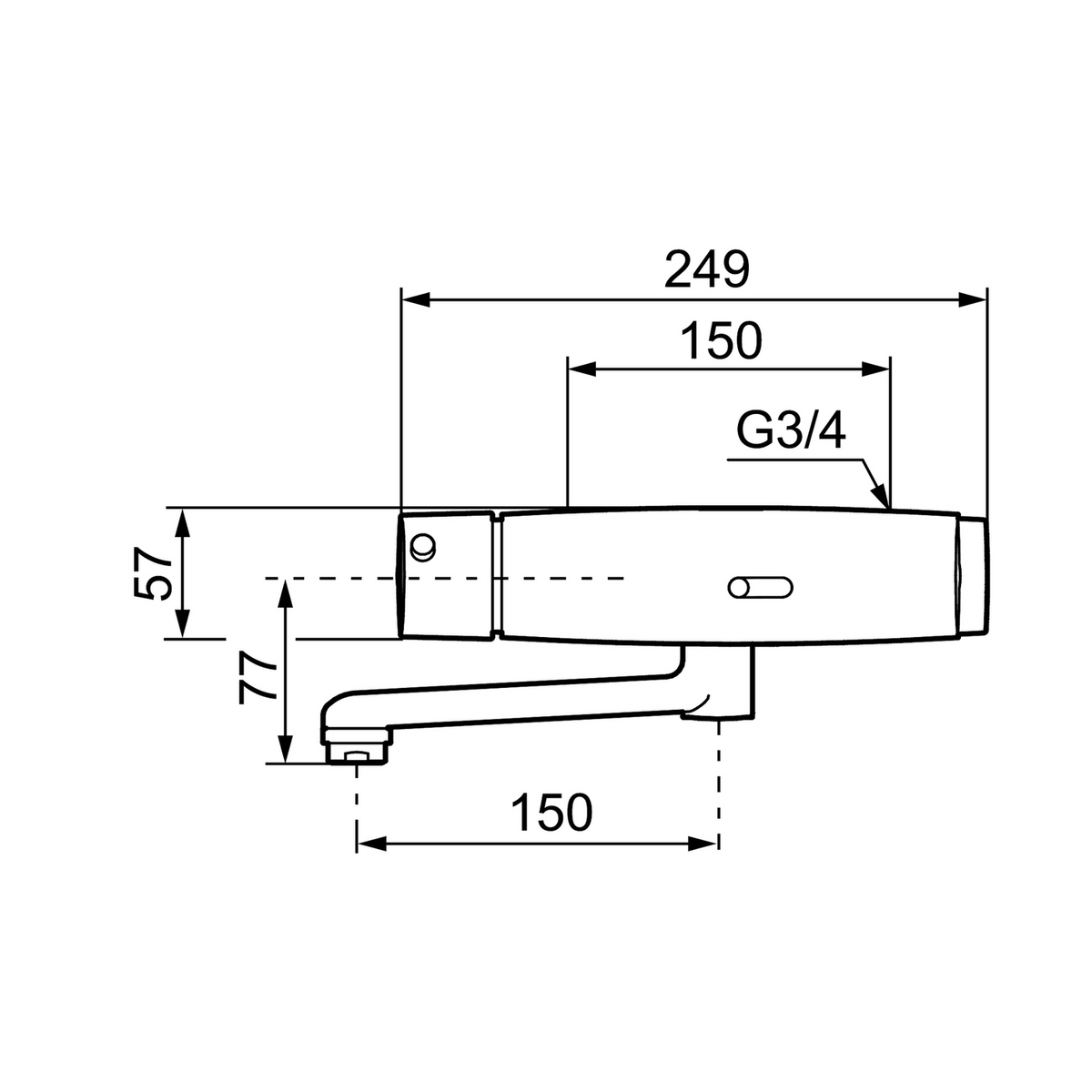 MORA tronic WMS, sairaalahana Djuoksuputki 150 Mm 720315 [6160694] |