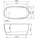 Mora Lava Kylpyamme III 1400 X 700 Valkoinen 951003 [5816601] |