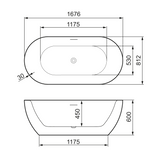 Mora Mare Kylpyamme I 1676 X 812 Valkoinen 951102 [5816607] |