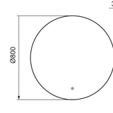 Mora Cava 953002 Peili I Ø 800 [6041001] |