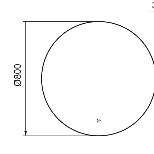 Mora Cava 953002 Peili I Ø 800 [6041001] |