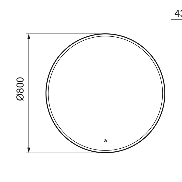 Mora Cara 953105 Peili I Ø 800 [6041012] |