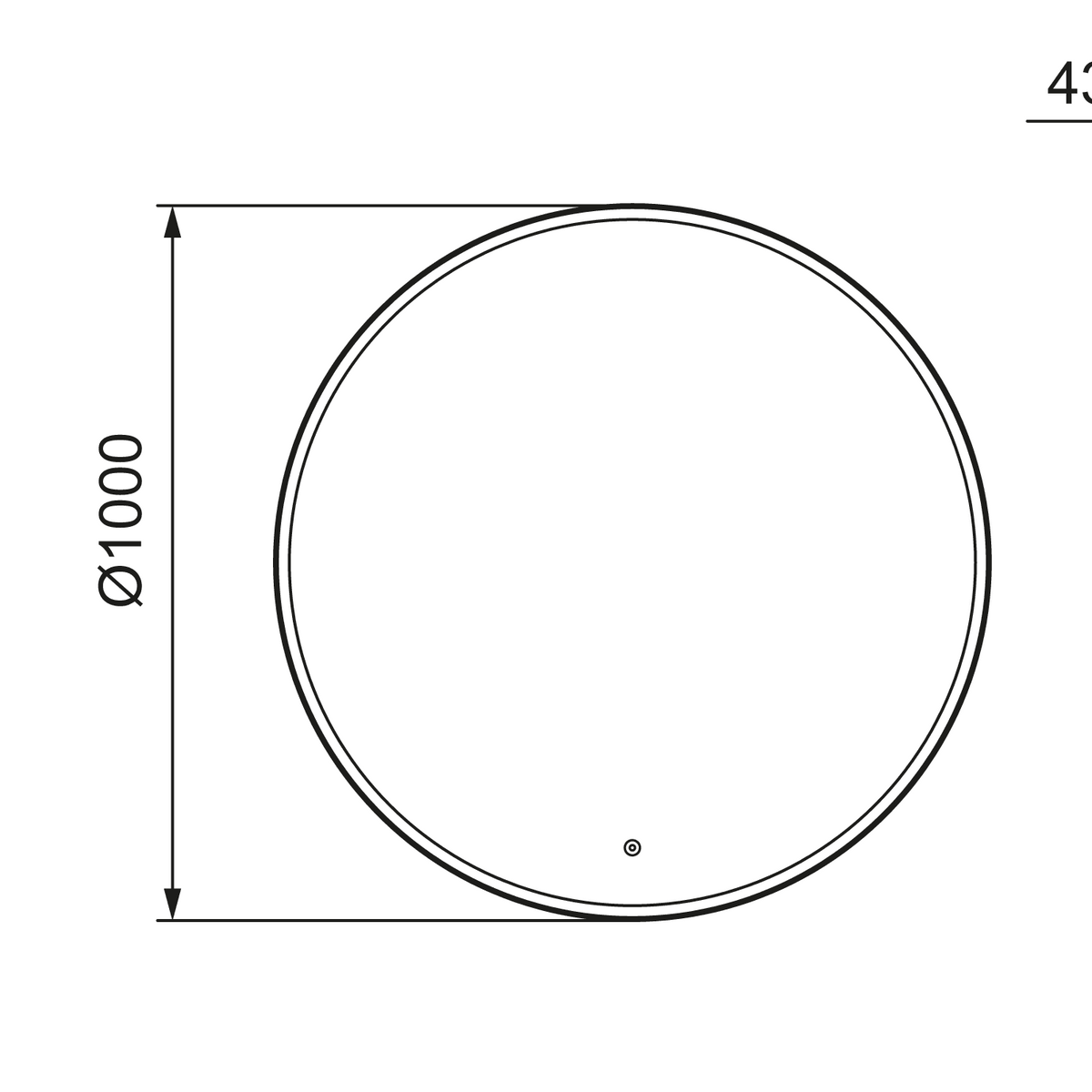 Mora Cara 953106 Peili I Ø1000 [6041013] |