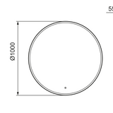 Mora Cara 953131 Peili II Ø 1000 [6041024] |