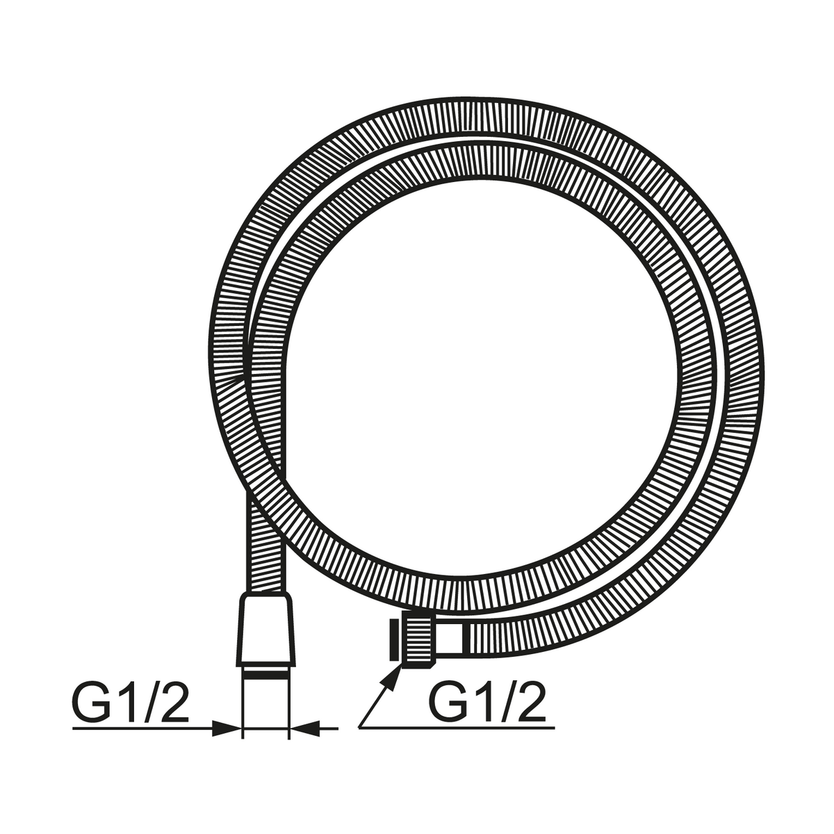 Mora Inxx Ii Bidesuihkuletku 1,5 M Mattamusta S600207.12 [6561283] |