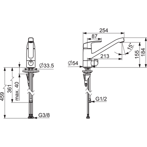 Keittiöhana Oras Safira 1035FS pkv - Fertti.com