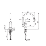 Keittiöhana Oras Vega 1838FG