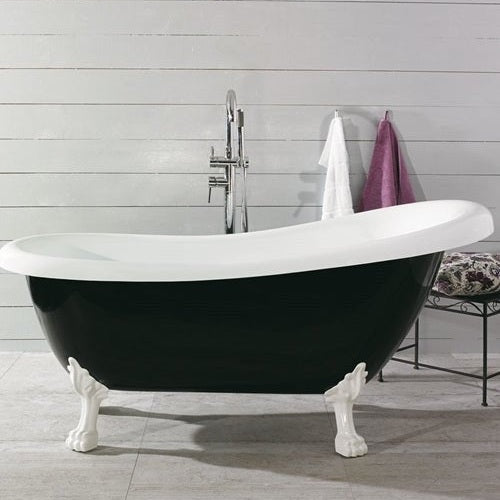 Noro Kylpyamme Old England 156 Musta/Valk. Valk. Tassut [0194] |