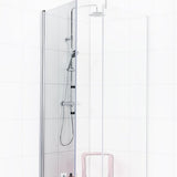 Noro Suihkuovi Frost C 70 Sm Hopeanharmaa Profiili Kirkas Lasi [2401] |