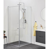 Noro suihkunurkka Frost Concept 88 seinä kirkas, ovi kirkas 800*800MM - Fertti.com