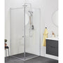 Noro suihkunurkka Frost Concept 88 seinä kirkas, ovi kirkas 800*800MM - Fertti.com