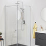 Noro suihkunurkka Frost Concept 99 seinä kirkas, ovi kirkas 900*900MM - Fertti.com