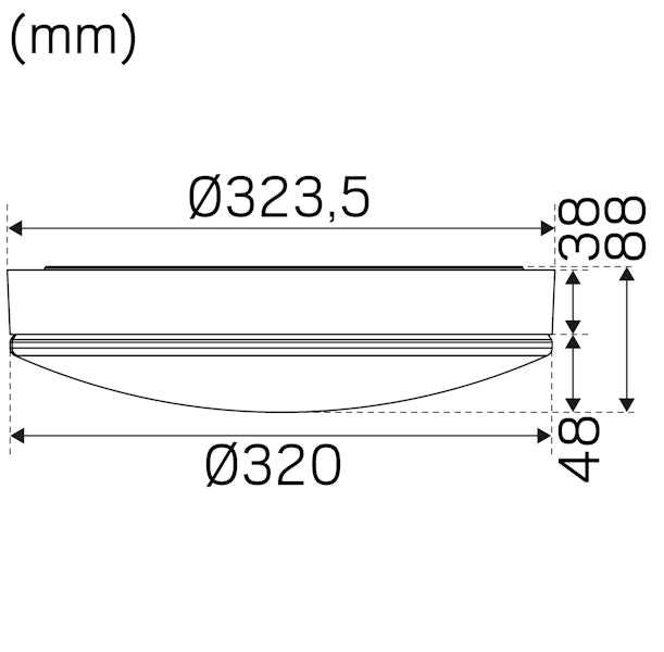 Pinta-As.Valaisin Hide A Lite Ip44 1400Lm 15W 3/4K Wh