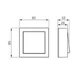Kytkin Impressivo 6/16Ax/250V/Ip21 Ppj 2X Mus [2046726] |
