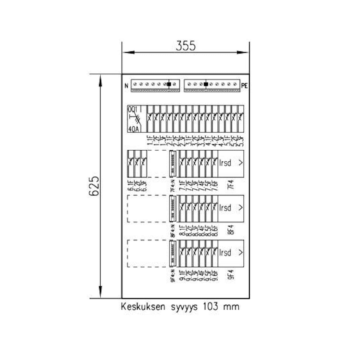 Ryhmäkeskus Pinta Ps Pointer 3436 35A Ip30 Ps [3332339] |