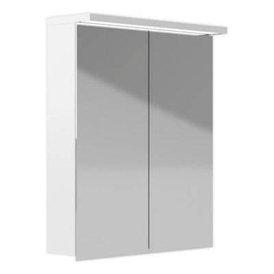 Peilikaappi Polaria Klara 600 oikea vvs valaisimella valkoinen - Fertti.com