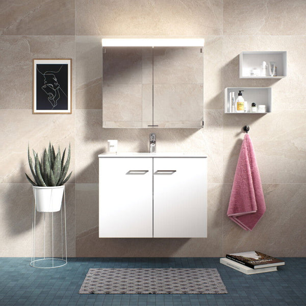 Peilikaappi V21401 Polaria LED Lumena 600 IPR valkoinen - Fertti.com