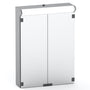 Peilikaappi V21530 Polaria LED Lumena 550 vasen harmaa - Fertti.com