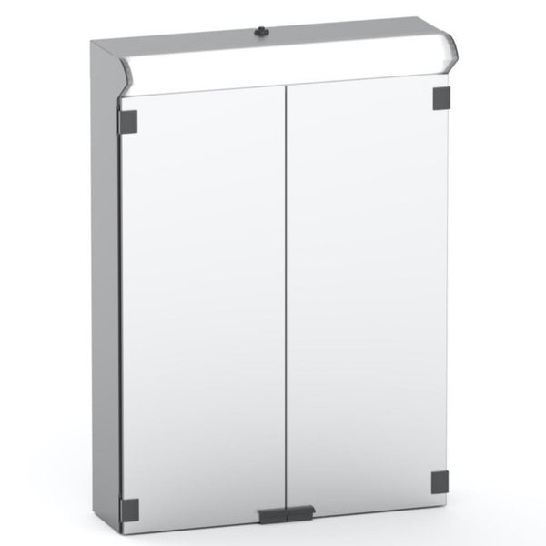 Peilikaappi V21540 Polaria LED Lumena 550 harmaa - Fertti.com