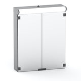 Peilikaappi V21560 Polaria LED Lumena 600 VVS harmaa - Fertti.com