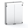 Peilikaappi V21570 Polaria LED Lumena 600 oikea VVS harmaa - Fertti.com