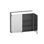 Peilikaappi V21595 Polaria LED Lumena 800 oikea VVS harmaa - Fertti.com