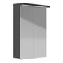 Peilikaappi V22260 Polaria Klara 500 valaisimella vasen VVS harmaa - Fertti.com