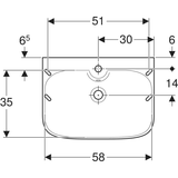 Pesuallas Ido Glow 600mm 11167 Glow Square - Fertti.com
