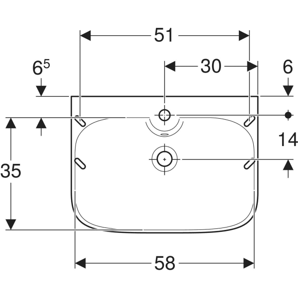 Pesuallas Ido Glow 600mm 11167 Glow Square - Fertti.com