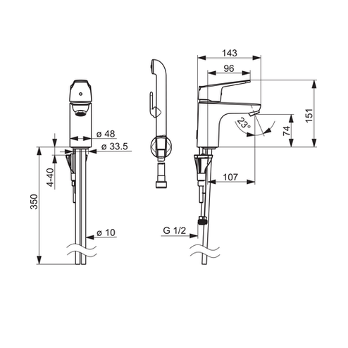 Pesuallashana Oras Vega 1812G bideesuihkulla - Fertti.com