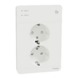 Pistorasia Exxact 2-Pr + 2X Usb Lat. A+C 3A Val - Fertti.com