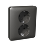 Pistorasia Exxact 2S/16A/Ip21 Upj 2X Ant - Fertti.com
