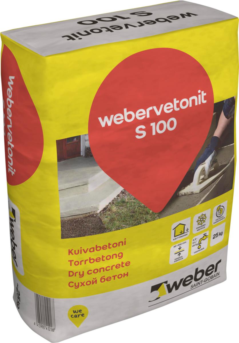 Kuivabetoni Weber Webervetonit S100 PLUS 25KG [718407]