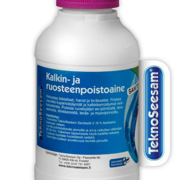 Ruosteen Ja Kalkinpoistoaine Tekno Seesam Saniteetti 0,5 Li [3283313]
