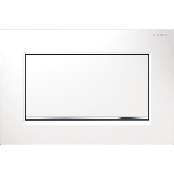 Huuhtelupainike Sigma10 1 - H Square Valkoinen/Kromi [5756346] |