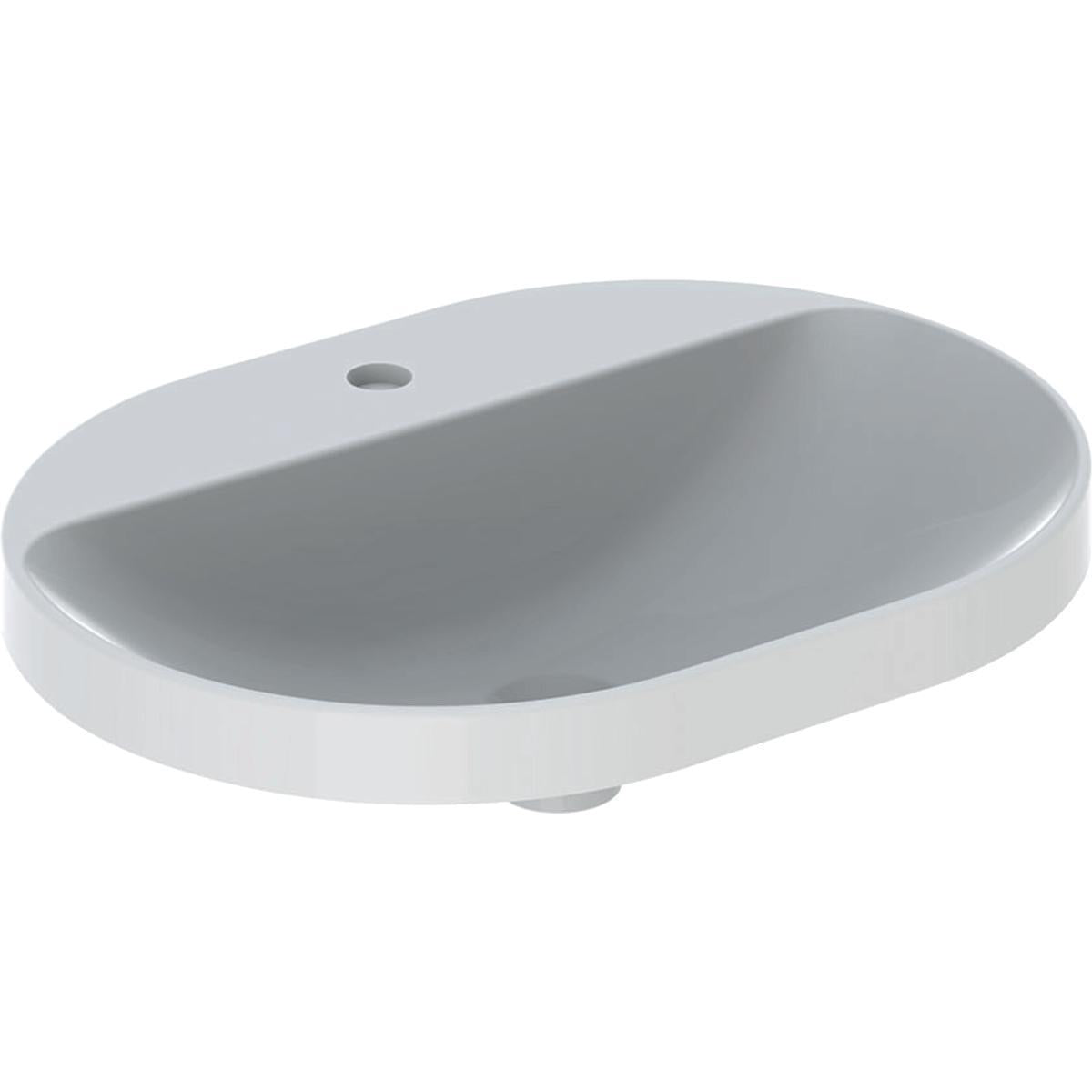 Geberit Pesuallas VariForm tasoon asennettava, ellipsi, hanasaarekkeella [5618598]