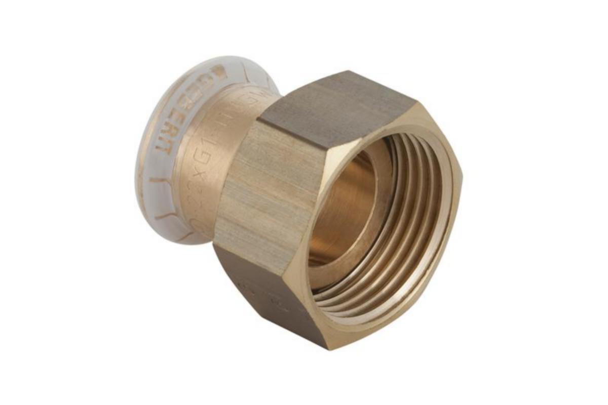 Mapress Kupari -Liitinmuhvi Sk D=22Mm. G=1" Irtomutteri [1542649]