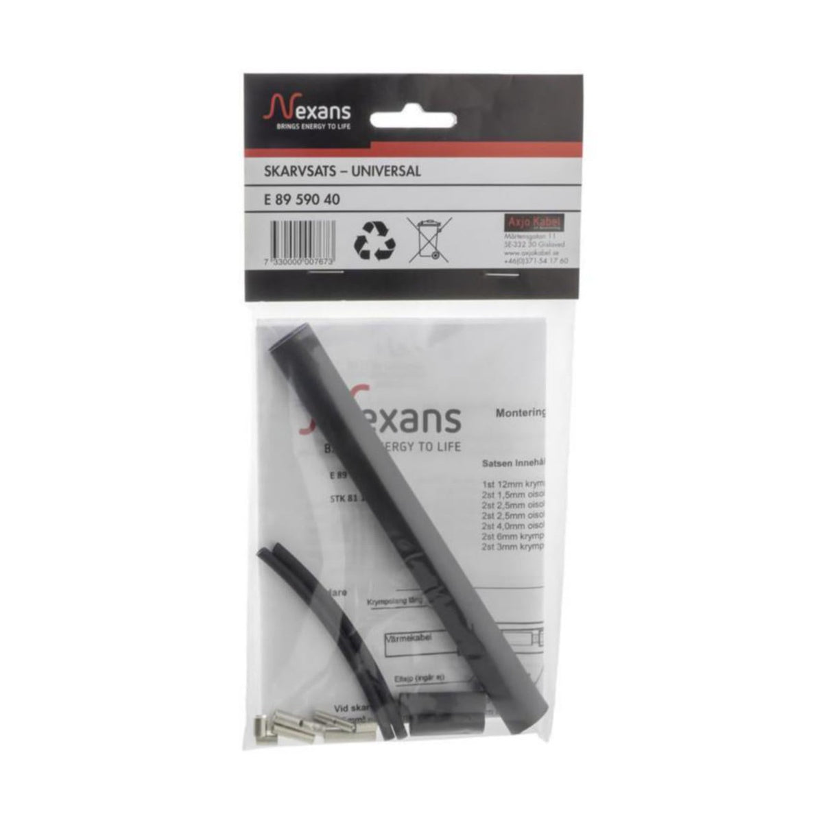 Kytkentäsarja Nexans Yleinen Liitospakkaus [8112964] |