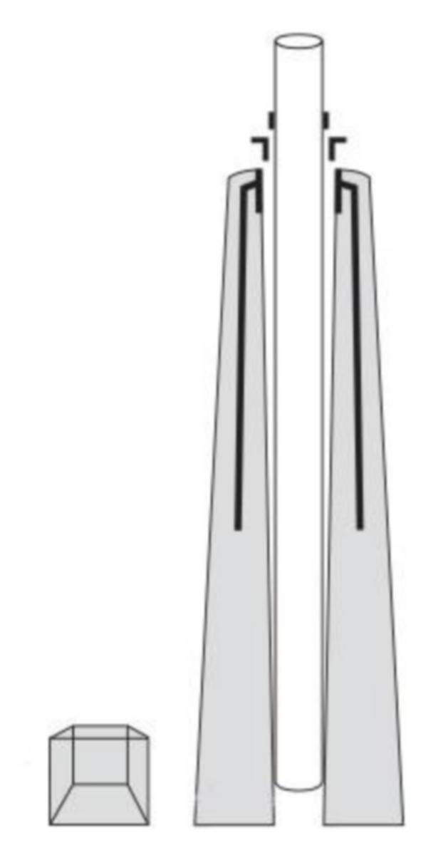Pylväsjalusta lujabetoni RBJ-A1,A2,A3 RBJ-A3 (38-50. 60.3MM. 1-5M) [4607206]