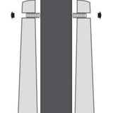 Pylväsjalusta lujabetoni RBJ RBJ-2B (100-143MM. 1-4M) [4607215]
