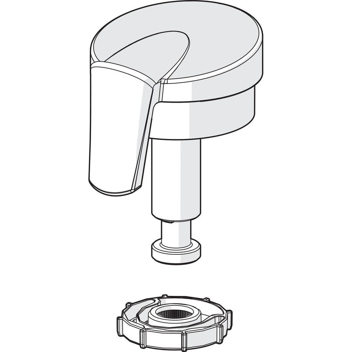Määränsäätökahva Oras 601267V [6420321] |