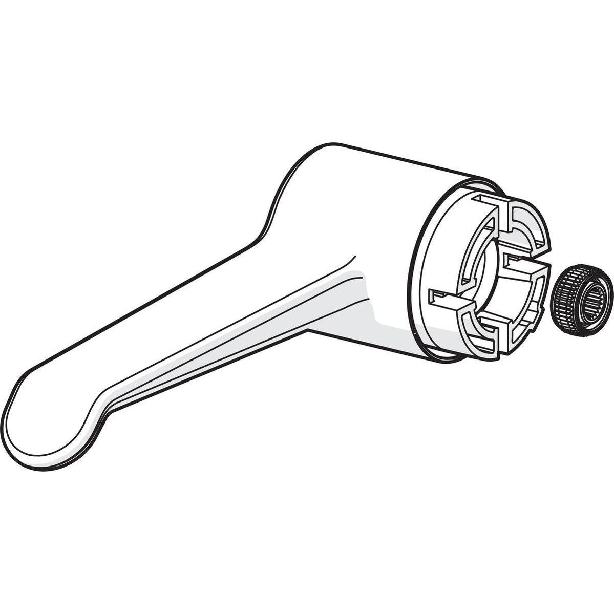 Määränsäätökahva Oras 1004311V L=150Mm [6420671] |