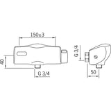 Suihkuhana Oras Electra 6180 6V kosketusvapaa 6319550