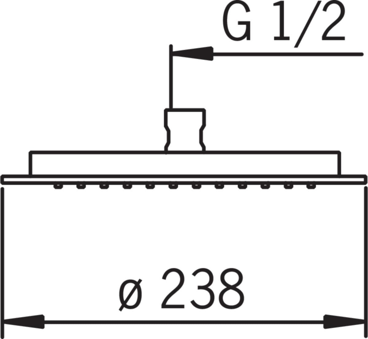 Kattosuihku Oras Hydra 232080 [6519725]