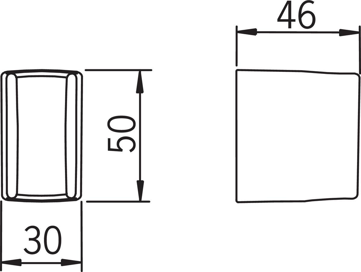 Wall bracket 251060 Oras Natura Chrome 6510057