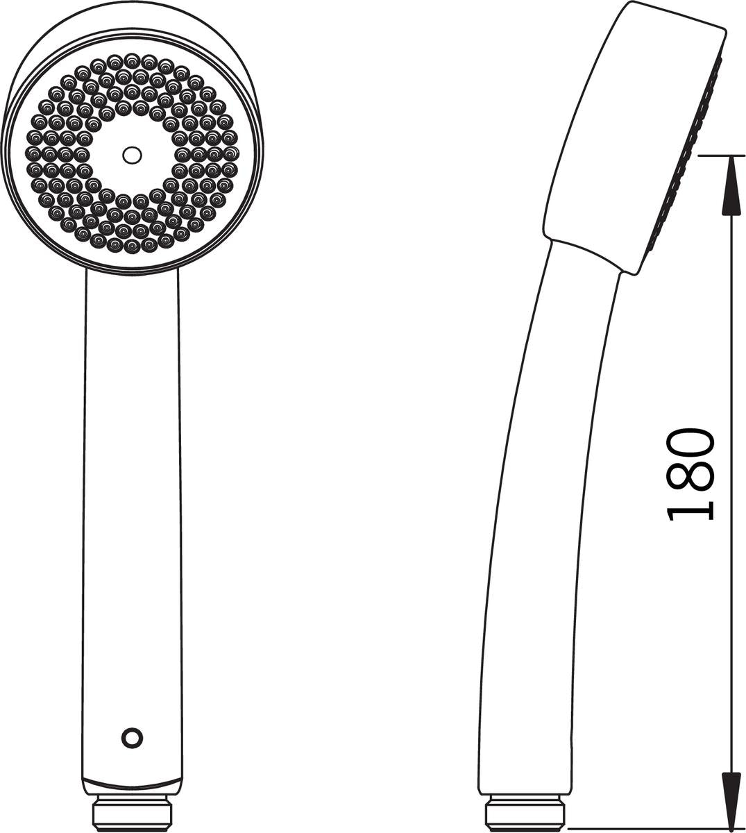 Käsisuihku Oras Apollo 252020 kromi [6510080]