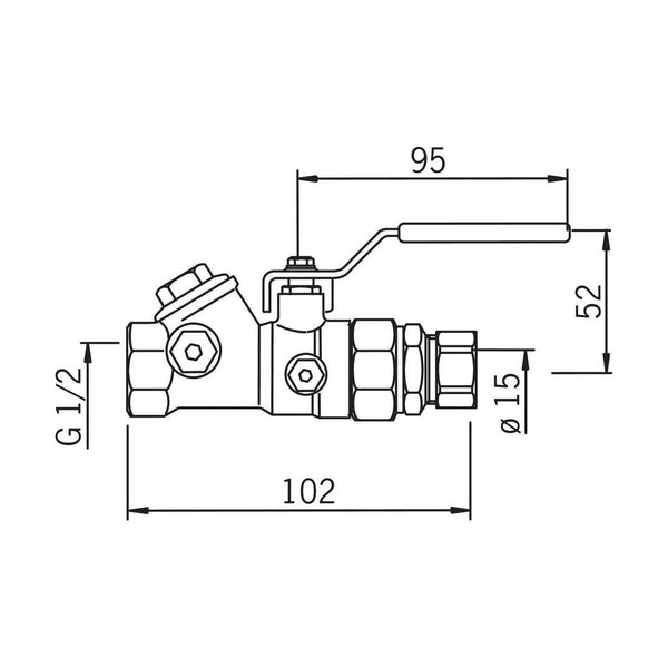 Oras Pumppuventtiili Dn15 - 413 015 [4012144] |