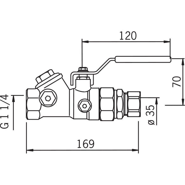 Oras Pumppuventtiili Dn32 - 413035 [4012152] |