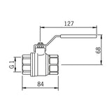 Palloventtiili Messinki 1 Sk Pn25 400025 [3713506] |